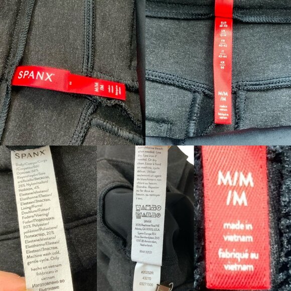 Spanx High Rise Flare Ponte Pant M Dark Gray Pull On Fit Career Fall Fashion - Picture 5 of 12